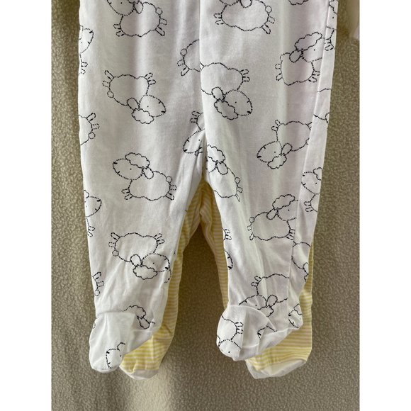 Gerber Sheep Print & “Little wishes…” Sleepers - Set of 2 - Picture 8 of 11